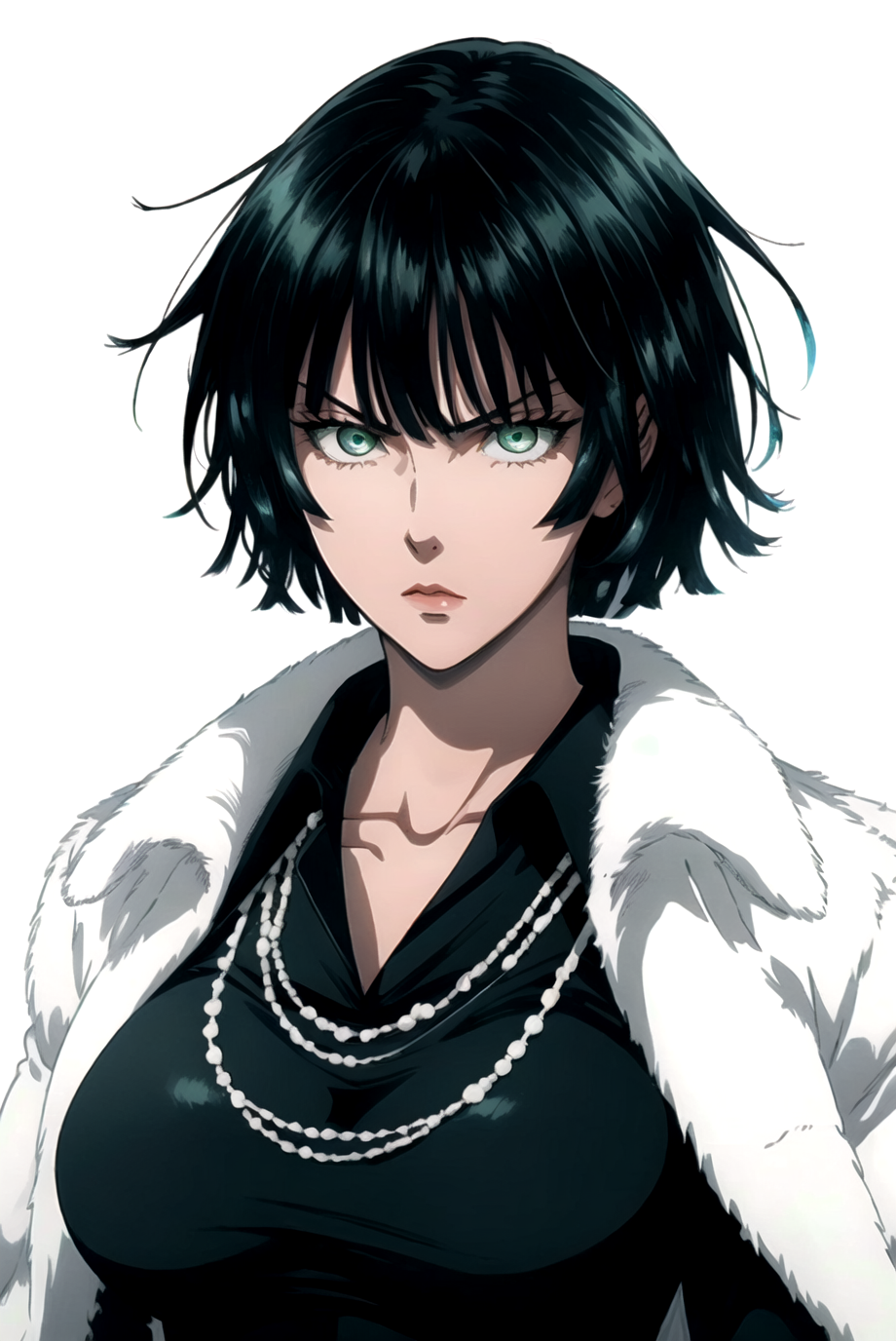 00048-256659347-FubukiOPM, looking_at_viewer,fubuki_(one punch man_),1girl,solo, large breasts, green eyes, black hair,portrait,black green taut.png